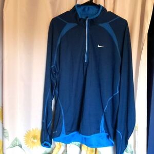 Men's XL Blue Nike Quarter Zip Pullover